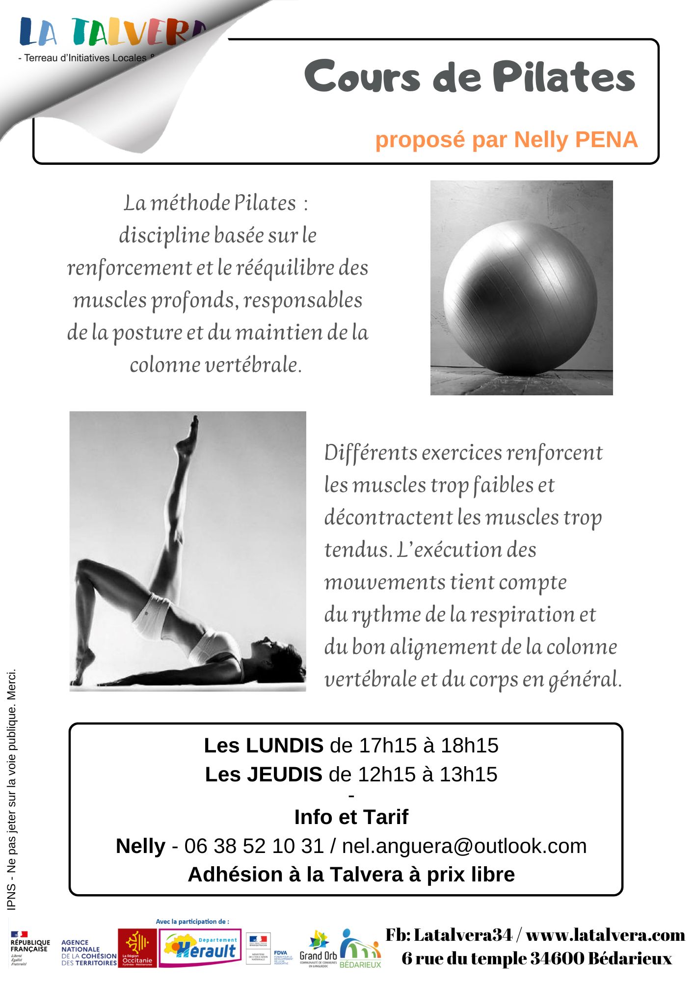 Cours de Pilates