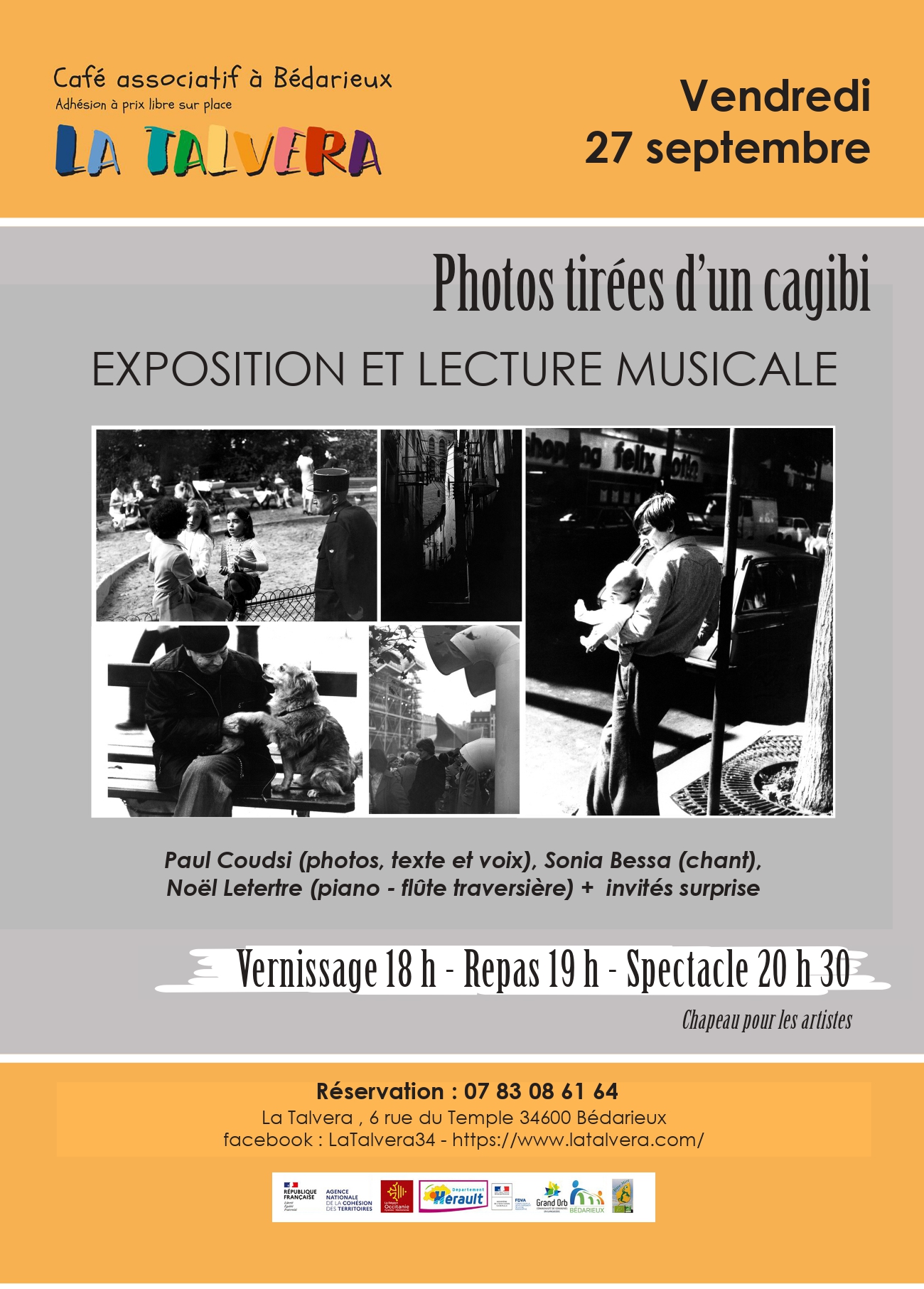 ANNULé - Exposition et lecture musicale : Photos tirées d'un cagibi